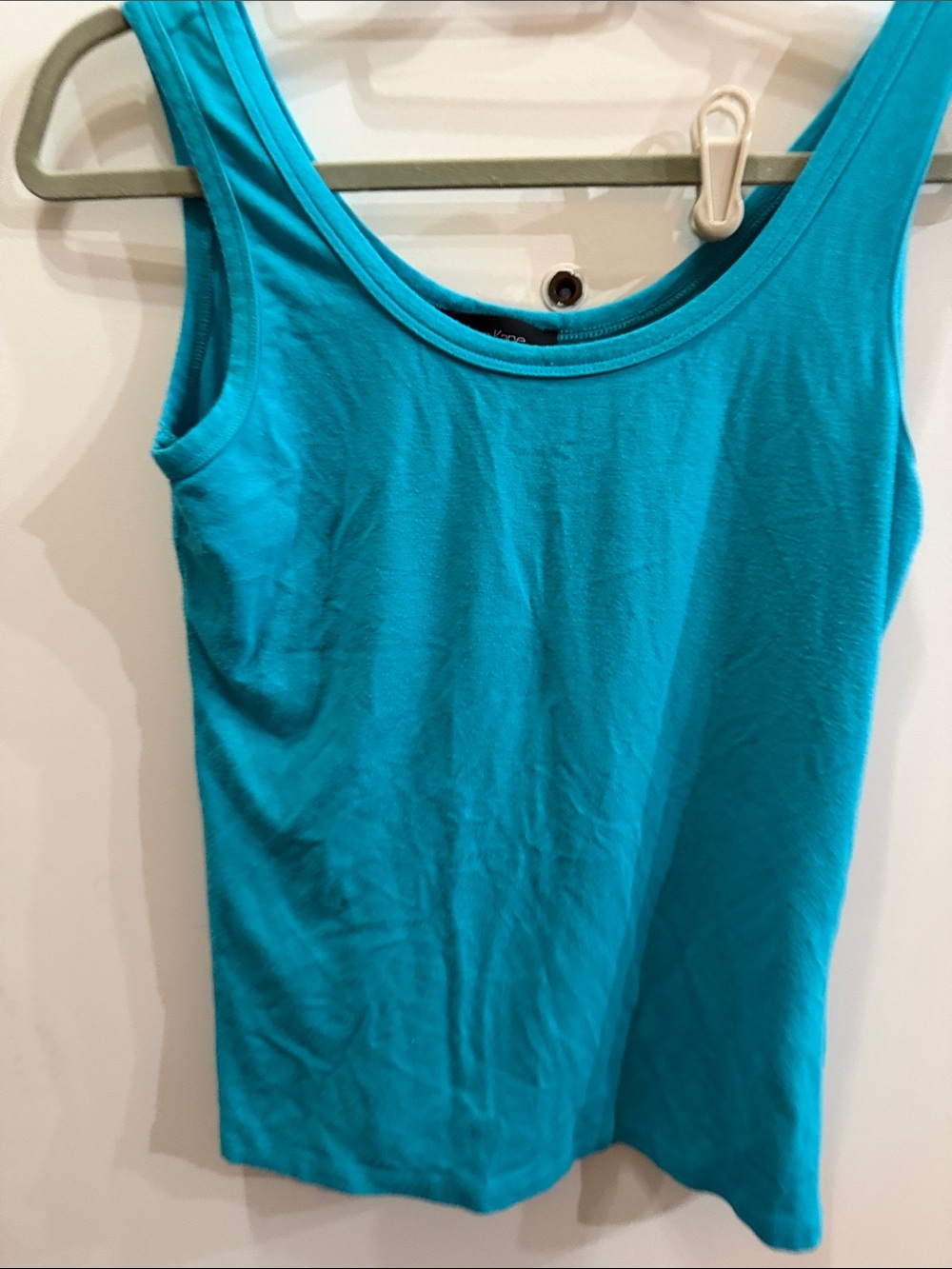 Karen Kane Turquoise Scoop Neck Tank